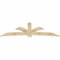 Ekena Millwork Davenport Rough Sawn Timber Gable Bracket, Douglas Fir, 96"W x 32"H x 2"D x 6"F, 8/12 Pitch GBW096X32X0206DAV00RDF - alternate 2